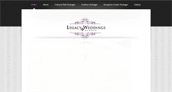 Desktop Screenshot of legacyweddingsutah.com